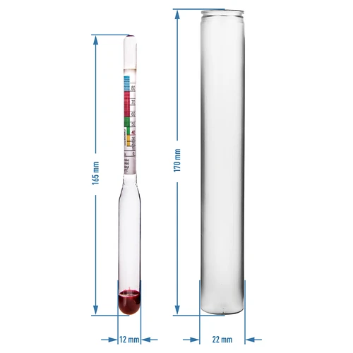 Kleine alcoholmeter - 3 ['alcoholmeter', ' alcoholmeter', ' alcoholmeting', ' meting van alcoholconcentratie', ' meting van alcoholgehalte', ' alcoholgehalte-indicator']