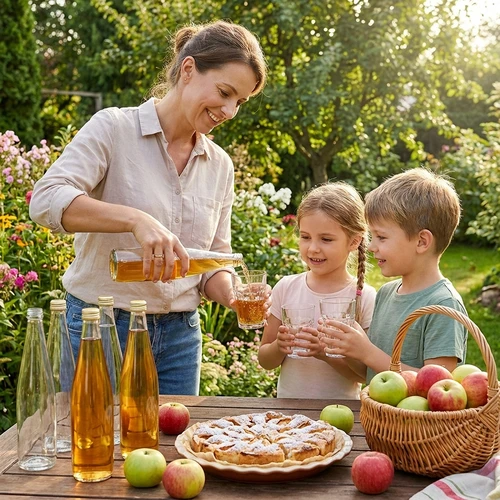 Klubowa-fles 500 ml met gouden schroefdop, set van 6 stuks. - 9