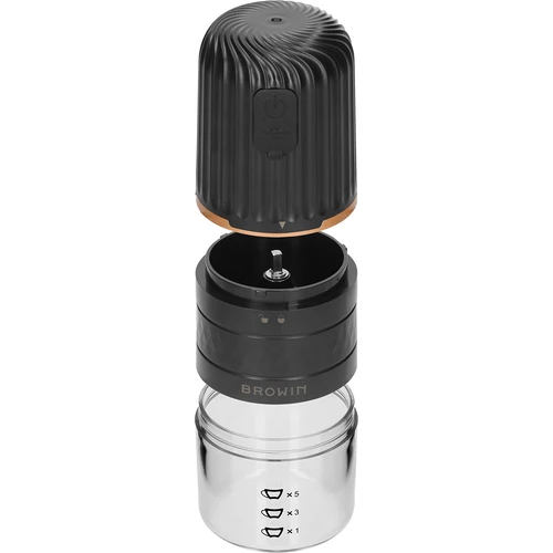 Koffiemolen - elektrisch, maalschijf - 6 ['koffiemolen', ' elektrische molen', ' koffie malen', ' gemalen koffie', ' koffie malen', ' molen met USB', ' moderne koffiemolen', ' draagbare molen', ' mobiele molen', ' batterijmolen', ' koffiemolen op batterij', ' molen opgeladen via USB', ' molen met keramische maalschijven', ' maalschijfmolen', ' handige molen', ' elektrische koffiemolen', ' cadeau-idee']