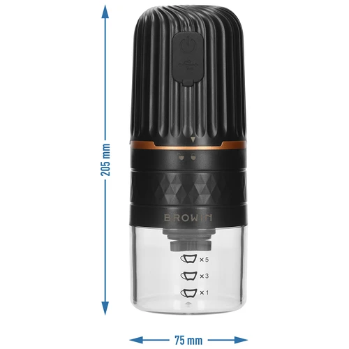 Koffiemolen - elektrisch, maalschijf - 11 ['koffiemolen', ' elektrische molen', ' koffie malen', ' gemalen koffie', ' koffie malen', ' molen met USB', ' moderne koffiemolen', ' draagbare molen', ' mobiele molen', ' batterijmolen', ' koffiemolen op batterij', ' molen opgeladen via USB', ' molen met keramische maalschijven', ' maalschijfmolen', ' handige molen', ' elektrische koffiemolen', ' cadeau-idee']