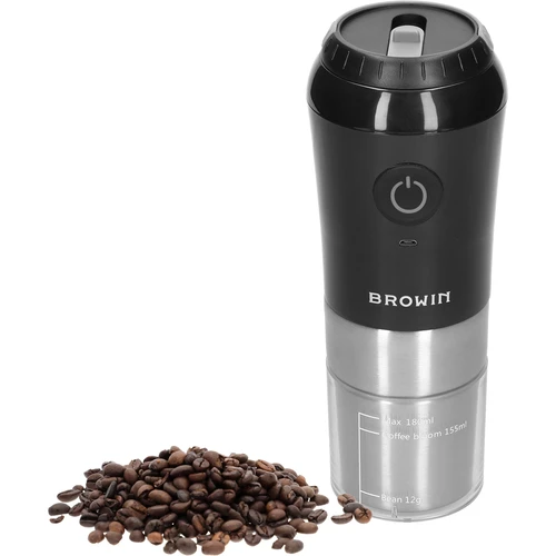 Koffiemolen - elektrisch, maalschijf, met zetapparaat en beker - 3 ['koffiemolen', ' elektrische molen', ' koffie malen', ' gemalen koffie', ' koffie malen', ' molen met zetapparaat', ' molen met dripper', ' molen met thermosbeker', ' molen met zetapparaat en beker', ' molen met USB', ' moderne koffiemolen', ' draagbare molen', ' mobiele molen', ' molen op batterijen', ' molen met accu', ' molen opladen via USB', ' molen met keramische maalschijven', ' maalschijfmolen', ' handige molen', ' cadeau-idee']
