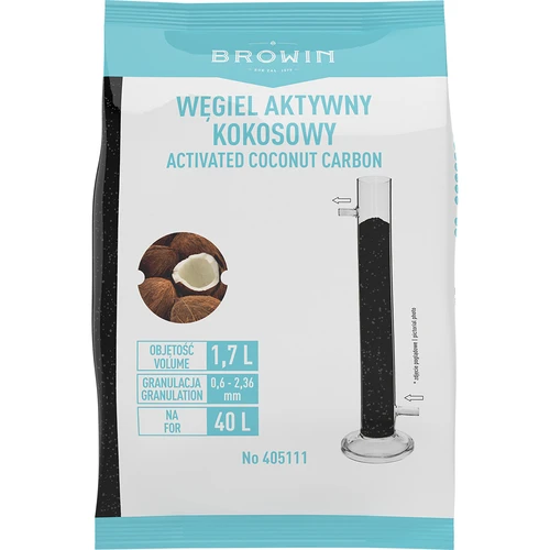 Kokos actieve kool 0,86 kg  - 1 ['actieve kool', ' hoe actieve kool te gebruiken', ' destillaten zuiveren', ' actieve kool', ' voor alcohol', ' voor het zuiveren van zelfgestookte drank', ' voor de tuin', ' actieve kool voor flessentuinen', ' Coobra']
