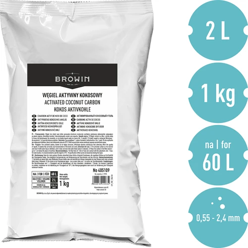 Kokos actieve kool 1 kg - 2 ['actieve kool', ' steenkool', ' minerale kool', ' kool destillatie', ' geactiveerde kool', ' kool voor distillatie van brouwsel', ' destillatie door actieve kool', ' actieve kool alcohol destillatie', ' Coobra']