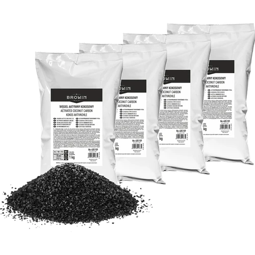 Kokos actieve kool 1 kg x 4 - set  - 1 ['actieve kool', ' minerale kool', ' kool destillatie', ' geactiveerde kool', ' kool voor distillatie van brouwsel', ' destillatie door actieve kool', ' actieve kool destillatie van alcohol', ' Coobra']