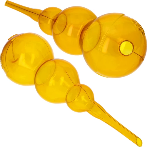 Kula nawadniająca potrójna (trzykomorowa), przezroczysta żółta, 600 ml - 2