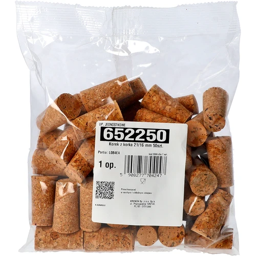 Kurk van kurk 21/16 mm 50 stuks - 3 ['kurk van kurk', ' wijnkurk', ' fleskurk', ' wijnstop', ' wijnflessen met kurken']
