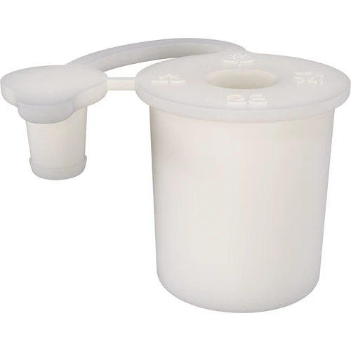 Kurk voor ballon fi 26/28 mm met sluiting - 2 ['kurk met stop', ' kurk voor ballon met sluiting', ' luchtdichte kurk voor ballon', ' rubberen kurk voor ballon', ' kurk met stop voor mandfles', ' kunststof kurk', ' kurk met geïntegreerde stop', ' ideale kurk voor ballon', ' innovatieve kurk met stop', ' synthetische kurk voor ballon', ' synthetische kurk met stop']