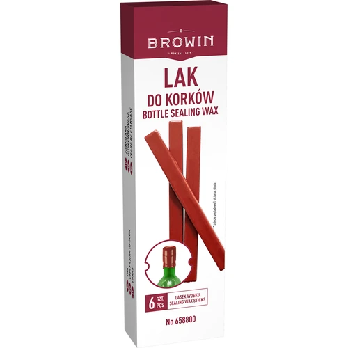Lak voor kurken 0,3 kg/6 staven - 4 ['Lak voor kurken', ' lakken voor kurken', ' afdichting van fleskurken', ' voor het maken van zegelafdrukken', ' voor kurken']