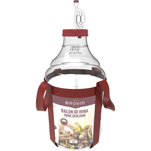 Lichte, onbreekbare wijnballon met draagriemen, 20 L - 3 ['wijnballonnen', ' bierballonnen', ' wijncontainers', ' biercontainers', ' PET-containers', ' breedmondballonnen', ' wijnsets', ' onbreekbare containers', ' fermentatiecontainers', ' fermentatieballonnen', ' ballonnen met schroefdop', ' ballonnen met accessoires', ' wijnnieuwigheden', ' huiswijnen', ' huisbieren', ' draagriemen', ' ballonnen', ' van kunststof', ' onbreekbaar', ' fermentor', ' demijohn', ' mandfles', ' gallon', ' wijn', ' bier', ' met draagriemen', ' set']