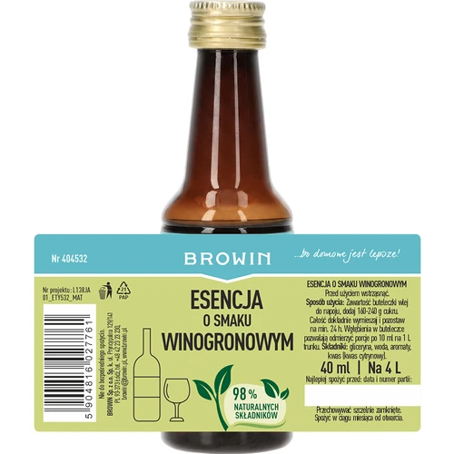 Likeuressence met druivensmaak, 40 ml - 4
