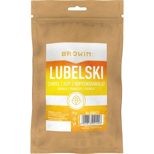 Lublin hop - pellets 50g  - 1 ['hoppen voor bier', ' hop voor bier', ' hop alfazuren', ' bier', ' zelfgemaakt bier', ' ik maak bier', ' hoe maak je bier', ' welke hop voor bier', ' welke hop kiezen', ' hop in pellets', ' hopkorrels', ' Lublin hop']