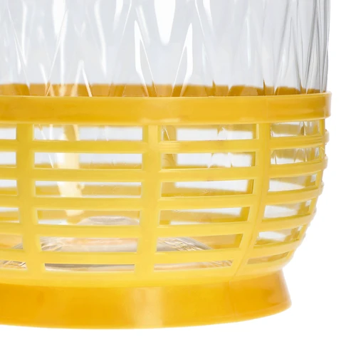 Mandfles Dama 5 L PET, met schroefdop, handgreep en mandje - 4