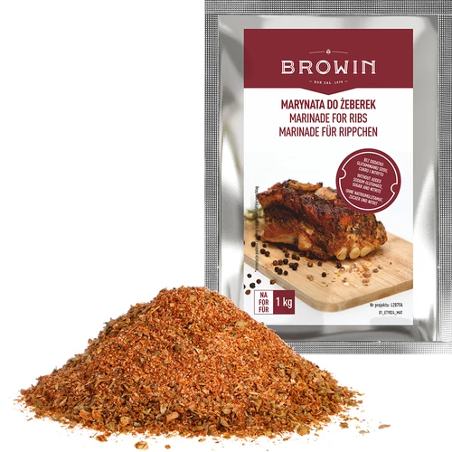 Marinade voor ribben - kruiden- en specerijenmix, 35 g - 4 ['marinades', ' marinade voor ribben', ' kruiden en specerijen', ' voor marineren', ' kruiden zonder conserveermiddelen', ' natuurlijke kruiden en specerijen', ' ribben', ' gebakken ribben', ' kruidenmix', ' kruiden voor vleeswaren', ' vleeswarenproductie', ' recept voor ribben', ' zelfgemaakte vleeswaren', ' heerlijke ribben', ' hoe ribben te maken', ' kruiden voor vlees', ' kruiden voor ribben', ' kruiden voor vlees', ' marinades voor vlees op de grill']
