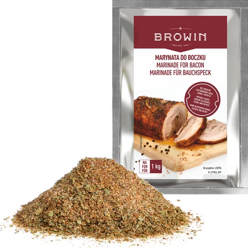 Marinade voor spek - kruiden- en specerijenmix, 35 g - 4 ['kruiden voor spek', ' marinade voor spek', ' kruiden en specerijen voor vlees', ' marinades voor vlees', ' kruiden voor bakken', ' vlees kruiden', ' recepten voor spek', ' zelfgemaakte marinades', ' kruiden zonder conserveermiddelen', ' natuurlijke kruiden en specerijen']