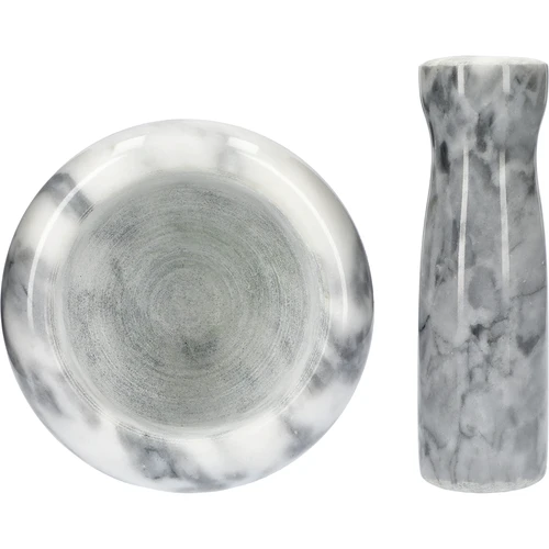 Marmeren keuken vijzel, grijs, ø 10,5 cm - 5 ['vijzel', ' vijzel met stamper', ' marmeren vijzel', ' stenen vijzel', ' vijzel van steen', ' keuken vijzel', ' vijzel voor kruiden', ' vijzel van marmer', ' decoratieve vijzel', ' keuken vijzel', ' vijzel voor kruiden', ' vijzel voor specerijen', ' elegante vijzel', ' mooie vijzel', ' grijze vijzel']