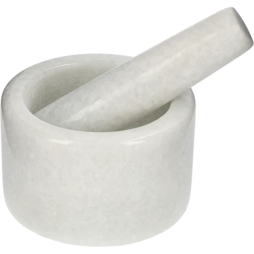 Marmeren keuken vijzel, wit, ø 10 cm  - 1 ['vijzel', ' vijzel met stamper', ' marmeren vijzel', ' stenen vijzel', ' vijzel van steen', ' keuken vijzel', ' vijzel voor kruiden', ' vijzel van marmer', ' decoratieve vijzel', ' keuken vijzel', ' vijzel voor kruiden', ' vijzel voor specerijen', ' elegante vijzel', ' mooie vijzel', ' witte vijzel']