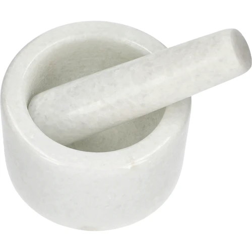 Marmeren keuken vijzel, wit, ø 10 cm - 2 ['vijzel', ' vijzel met stamper', ' marmeren vijzel', ' stenen vijzel', ' vijzel van steen', ' keuken vijzel', ' vijzel voor kruiden', ' vijzel van marmer', ' decoratieve vijzel', ' keuken vijzel', ' vijzel voor kruiden', ' vijzel voor specerijen', ' elegante vijzel', ' mooie vijzel', ' witte vijzel']