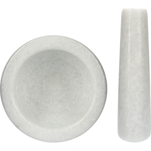 Marmeren keuken vijzel, wit, ø 10 cm - 5 ['vijzel', ' vijzel met stamper', ' marmeren vijzel', ' stenen vijzel', ' vijzel van steen', ' keuken vijzel', ' vijzel voor kruiden', ' vijzel van marmer', ' decoratieve vijzel', ' keuken vijzel', ' vijzel voor kruiden', ' vijzel voor specerijen', ' elegante vijzel', ' mooie vijzel', ' witte vijzel']
