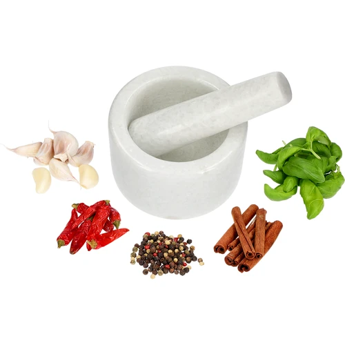 Marmeren keuken vijzel, wit, ø 10 cm - 7 ['vijzel', ' vijzel met stamper', ' marmeren vijzel', ' stenen vijzel', ' vijzel van steen', ' keuken vijzel', ' vijzel voor kruiden', ' vijzel van marmer', ' decoratieve vijzel', ' keuken vijzel', ' vijzel voor kruiden', ' vijzel voor specerijen', ' elegante vijzel', ' mooie vijzel', ' witte vijzel']