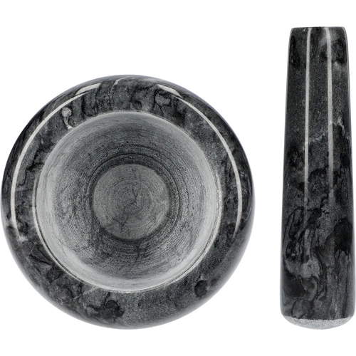 Marmeren keuken vijzel, zwart, ø 10,5 cm - 5 ['vijzel', ' vijzel met stamper', ' marmeren vijzel', ' stenen vijzel', ' vijzel van steen', ' keuken vijzel', ' vijzel voor kruiden', ' vijzel van marmer', ' decoratieve vijzel', ' keuken vijzel', ' vijzel voor kruiden', ' vijzel voor specerijen', ' elegante vijzel', ' mooie vijzel']