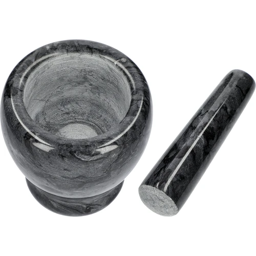 Marmeren keuken vijzel, zwart, ø 10,5 cm - 6 ['vijzel', ' vijzel met stamper', ' marmeren vijzel', ' stenen vijzel', ' vijzel van steen', ' keuken vijzel', ' vijzel voor kruiden', ' vijzel van marmer', ' decoratieve vijzel', ' keuken vijzel', ' vijzel voor kruiden', ' vijzel voor specerijen', ' elegante vijzel', ' mooie vijzel']