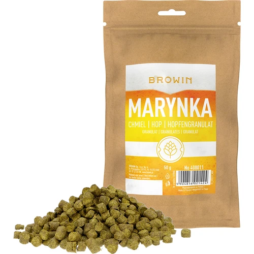 Marynka hop - korrels 50g - 2 ['hoppen voor bier', ' hop voor bier', ' hop alfazuren', ' bier', ' zelfgebrouwen bier', ' ik maak bier', ' hoe maak je bier', ' welke hop voor bier', ' welke hop kiezen', ' hop in korrelvorm', ' hopkorrels', ' Marynka hop']