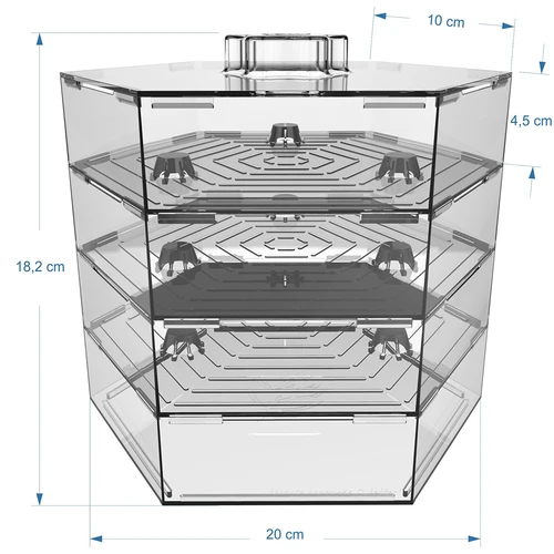 Meerlagige kiemtoren Niezłe Ziółko met radijszaad - 9 ['gezonde kiemen', ' thuis kiemen kweken', ' veganistisch product kiemen', ' kiemen kweken thuis', ' radijskiemen', ' kiemen kweken', ' radijszaad', ' kiemset met zaden', ' kiemtoren']