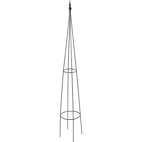 Metalen pergola - Piramide, 135 cm  - 1 ['plantensteun', ' voor klimplanten', ' voor rozen', ' voor bonen', ' voor plantenteelt', ' voor rododendrons']