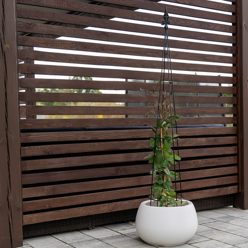 Metalen pergola - Piramide, 135 cm - 5 ['plantensteun', ' voor klimplanten', ' voor rozen', ' voor bonen', ' voor plantenteelt', ' voor rododendrons']