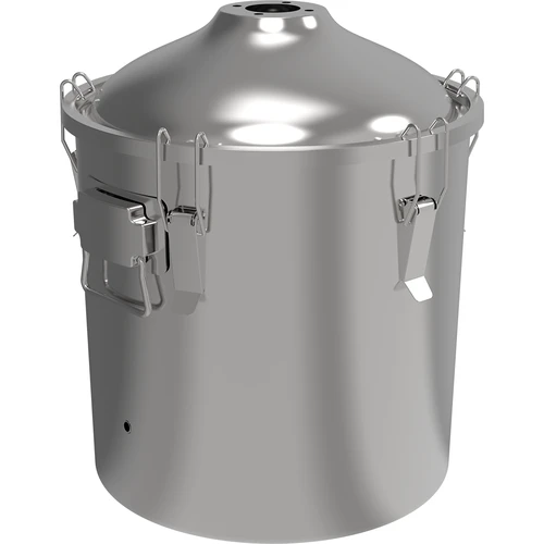 Modulaire distilleerder 18 L Munin convex - 5 ['distilleerset', ' roestvrijstalen distilleerder', ' distilleerapparaat', ' waterdistilleerder', ' gedestilleerd water', ' prismatische veren', ' Browin distilleerder', ' etherische oliën', ' alcohol distilleerders', ' condensor twee opvangbakken']