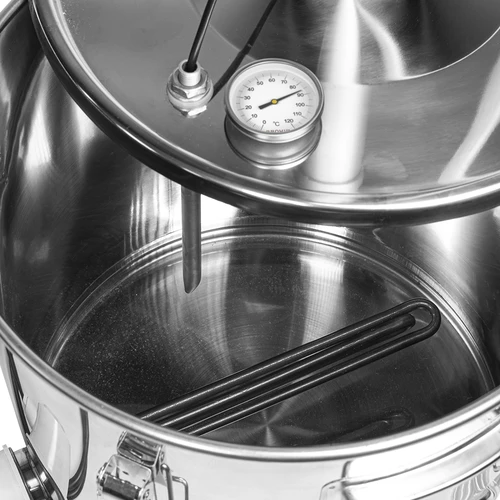 Modulaire distilleerder 30 L Freja - elektrisch - 8 ['distillatieset', ' roestvrijstalen distilleerder', ' elektrische distilleerder', ' distilleerapparaat', ' waterdistilleerder', ' gedestilleerd water', ' prismatische veren', ' browin distilleerder', ' alcohol distilleerders', ' reflux']