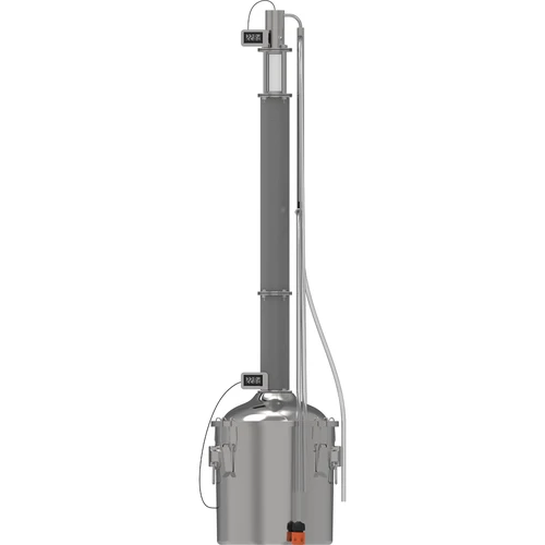 Modulaire distilleerder Convex 18 L Baldur  - 1 ['distillatieset', ' roestvrijstalen distilleerapparaat', ' distilleerapparaat', ' waterdistilleerder', ' gedestilleerd water', ' prismatische veren', ' Browin distilleerder', ' alcohol distilleerders', ' Liebig koeler', ' Libig koeler', ' verlaagde opvang', ' distilleerzichtglas', ' zaklamp voor distilleerder', ' aromatisering van distillaten']