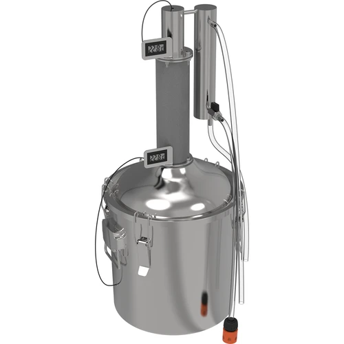 MODULAIRE DISTILLEERDER CONVEX 18L-BASIS - 2 ['distilleerset', ' modulaire distilleerder', ' eenvoudige batchdestillatie', ' hoe te destilleren', ' goedkope distilleerder', ' katalytisch filter', ' voor whiskey', ' gin', ' calvados']
