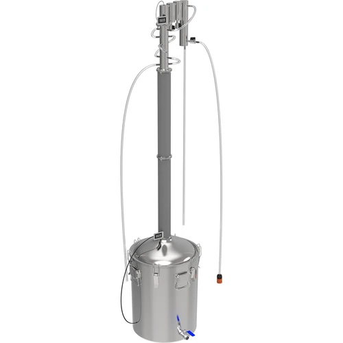 Modulaire elektrische Convex distilleerder 60 L - Perun XXL - 2 ['Browin distilleerder', ' modulaire distilleerders', ' distilleerder met afscheiders', ' modulaire distilleerder', ' afscheiders voor distilleerder', ' zuivere distillaat', ' distilleerset', ' bolle deksel', ' convex deksel', ' distilleercontainer met deksel', ' distillatieset', ' uitbreidbare distillatieset', ' distillatie op verschillende warmtebronnen', ' distilleerder 60 L', ' koude vingers']