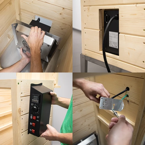 Module set met digitale thermostaat - dragON 2,7 kW, voor tuinrookovens - 5