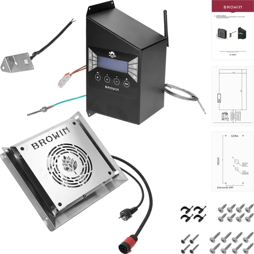 Moduulset met Wi‑Fi-controller – dragON IQ 2,7 kW, voor tuinrookovens - 2
