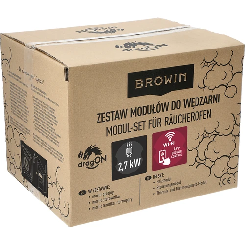 Moduulset met Wi‑Fi-controller – dragON IQ 2,7 kW, voor tuinrookovens - 13