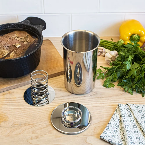 Multifunctionele pan met mandje en hamkoker - 17