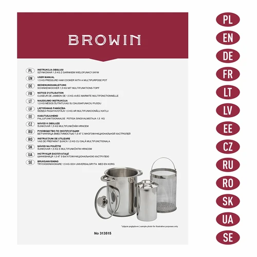 Multifunctionele pan met mandje en hamkoker - 12