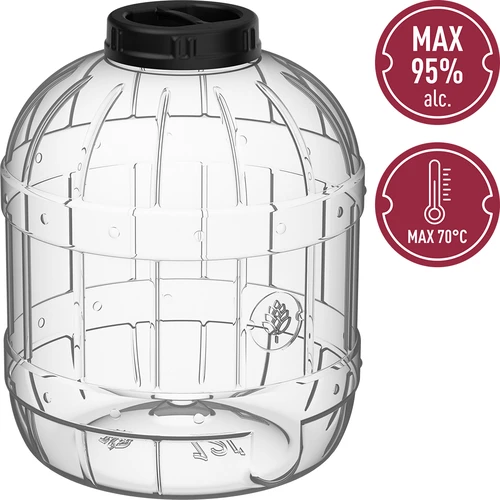 Multifunctionele pot 12L met deksel - 4 ['potten voor conserven', ' pot', ' pot voor augurken', ' voor likeuren', ' pot 12 l', ' pot met certificaat', ' onbreekbare pot', ' universele pot', ' multifunctionele pot', ' pot voor conserven', ' plastic pot', ' pot van kunststof']