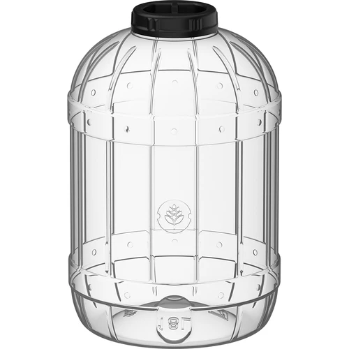 Multifunctionele pot 18L met deksel  - 1 ['potten voor conserven', ' pot', ' pot voor augurken', ' voor likeuren', ' pot 18 l', ' pot met certificaat', ' onbreekbare pot', ' universele pot', ' multifunctionele pot', ' pot voor conserven', ' plastic pot', ' pot van kunststof']