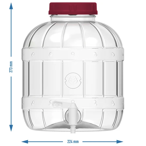 Multifunctionele pot met kraantje 8L - 9 ['pet pot', ' kunststof pot', ' plastic pot', ' multifunctionele pot', ' onbreekbare pot', ' pot met kraan', ' pot met kraantje', ' pot voor limonade', ' pot met deksel en kurk']