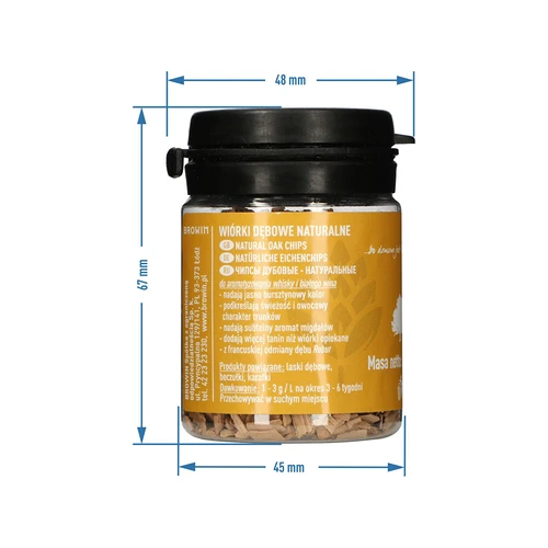 Natuurlijke eiken vlokken (ongebrand), 20g - 8 ['eiken chips', ' eiken vlokken', ' natuurlijke eiken vlokken', ' ongebrande eiken vlokken', ' eiken vlokken voor whisky', ' vlokken voor wijn', ' eiken vlokken voor wijn', ' wijn verouderen', ' wijn aromatiseren', ' voor alcohol', ' toevoegingen voor alcohol', ' smaaktoevoegingen']