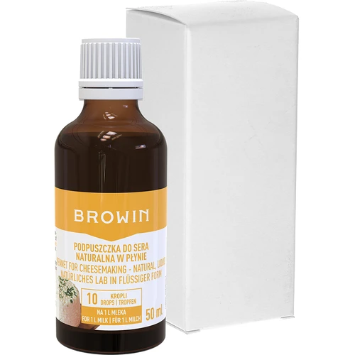 Natuurlijke vloeibare stremsel voor kaas 50 ml - 2 ['voor kaas', ' kaasmaken', ' vloeibare stremsel', ' natuurlijke kalfsstremsel', ' kalfsstremsel', ' voor het maken van kaas', ' stremmen creëren', ' stremselkaas', ' stremsel in vloeibare vorm', ' black weekend']