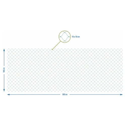Net voor klimplanten, 1,8 x 5m - 3 ['plantenklimnet', ' klimnet voor planten', ' net voor klimplanten', ' tuinnet', ' net', ' tuinpergola', ' steunen voor planten', ' bloemensteunnet', ' steun voor tuinplanten', ' steun voor klimop', ' flexibele steun voor klimplanten', ' net voor wijnstokken', ' welk net voor klimplanten kiezen', ' verzorgde tuin', ' steunen voor bloemen', ' tuinaccessoires', ' hoe zorg je voor planten', ' aanbevolen netten voor planten', ' duurzaam kunststof net']