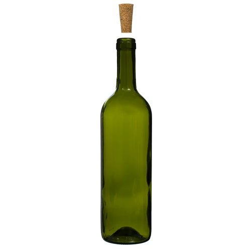 Olijfgroene wijnfles 0,75 L - verpakking van 8 stuks - 4 ['flessen', ' fles', ' glazen fles', ' wijnflessen', ' wijnfles', ' lege wijnfles', ' glazen wijnfles', ' wijnfleskurk', ' lege flessen', ' groene flessen', ' groene fles']