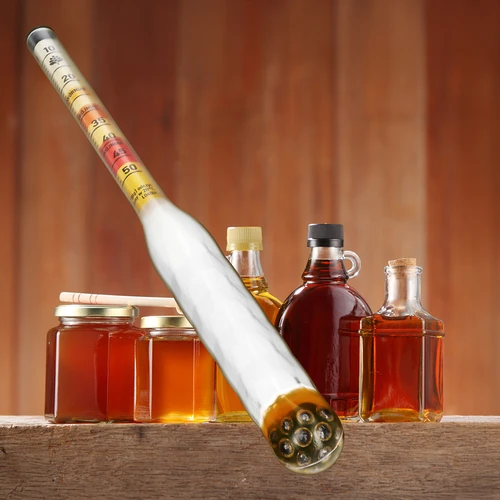 Onbreekbare hydrometer voor mede met maatcilinder, meetbereik 10-50°Blg - 8