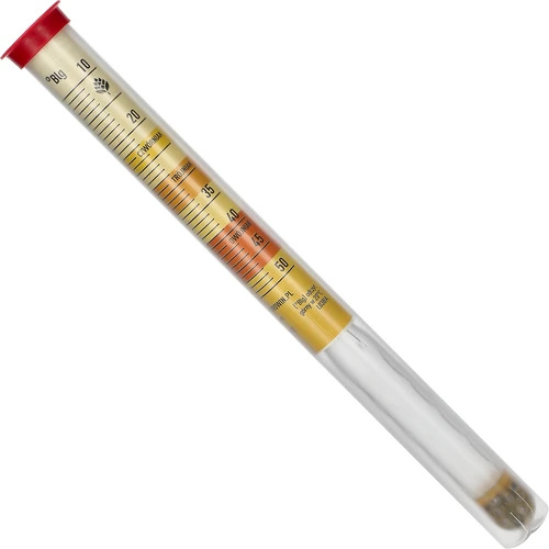 Onbreekbare hydrometer voor mede met maatcilinder, meetbereik 10-50°Blg - 3