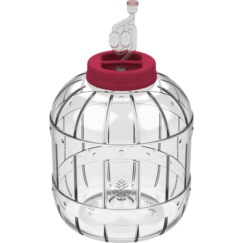 Onbreekbare, multifunctionele fermentatiepot, 8L  - 1 ['onbreekbare pot', ' plastic pot', ' kunststof pot', ' pot voor wijn', ' pot voor cider', ' voor wijnfermentatie', ' pot met fermentatiebuis']