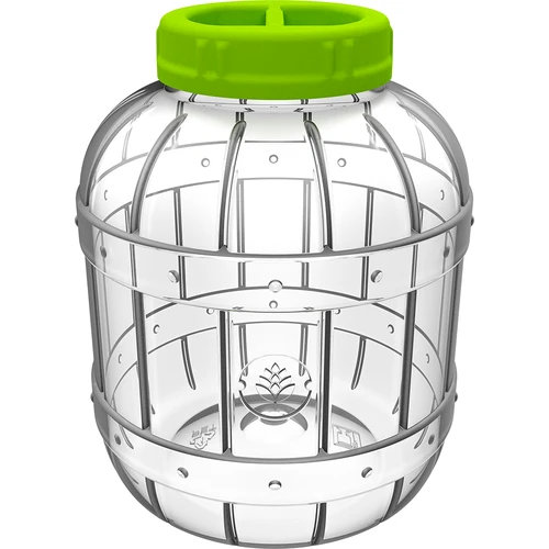 Onbreekbare, multifunctionele pot, 5 L  - 1 ['potten voor conserven', ' pot', ' pot voor augurken', ' voor likeuren', ' pot 5 l', ' pot met certificaat', ' onbreekbare pot', ' universele pot', ' multifunctionele pot', ' pot voor conserven', ' plastic pot', ' PET pot']